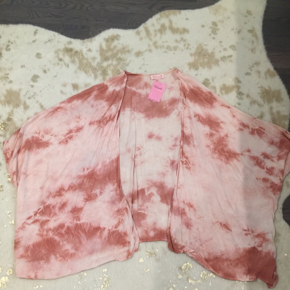 Tie-Dye Pink Kimono